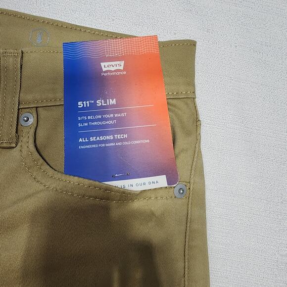 Levi's 511 slim sit below the waist slim throughout W29''x L30'' men pants - Picture 4 of 7